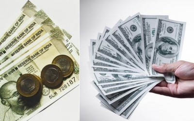 Rupee falls against dollar again